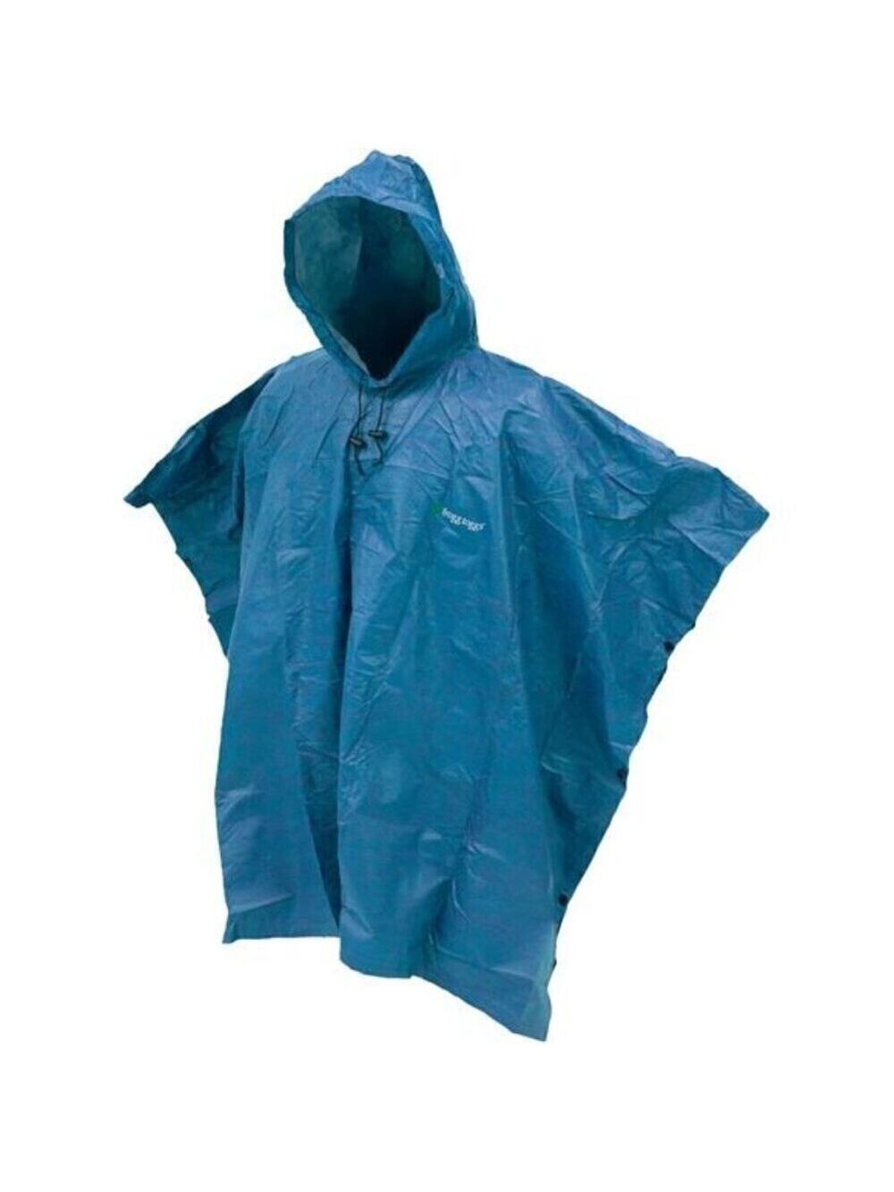 FROGG TOGGS Waterproof Raincoat Breathable Rain Poncho Adult Unisex BLUE Coat